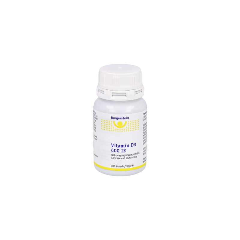 Burgerstein - Vitamine D3 600 IE, 100 capsules
