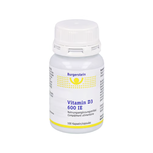 Burgerstein - Vitamine D3 600 IE, 100 capsules