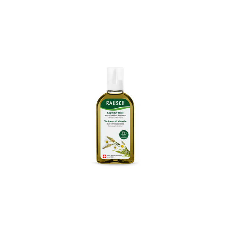 Rausch - Tonique cuir chevelu aux herbes suisses, 200 ml